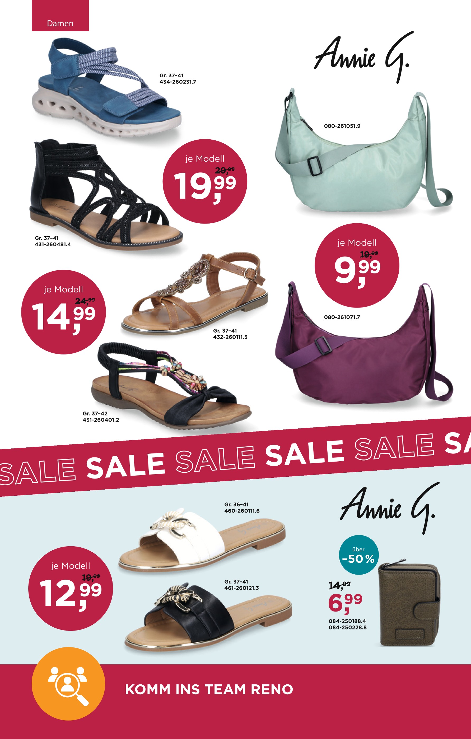 Handtaschen Angebot im aktuellen RENO Prospekt auf Seite 2